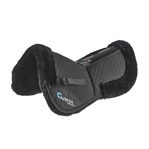Shires ARMA Corrective Lined Half Pad (Black)