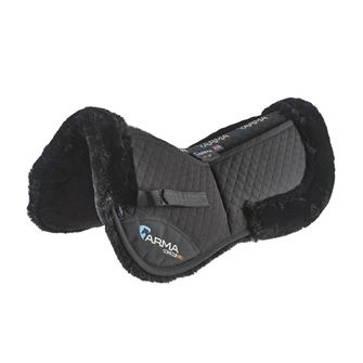 Shires ARMA Corrective Lined Half Pad (Black)