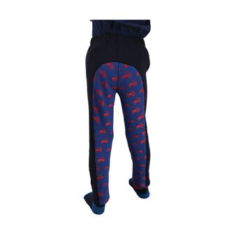 Hy Equestrian Tractors Rock Tots Jodhpurs (Navy/Red Tractor)