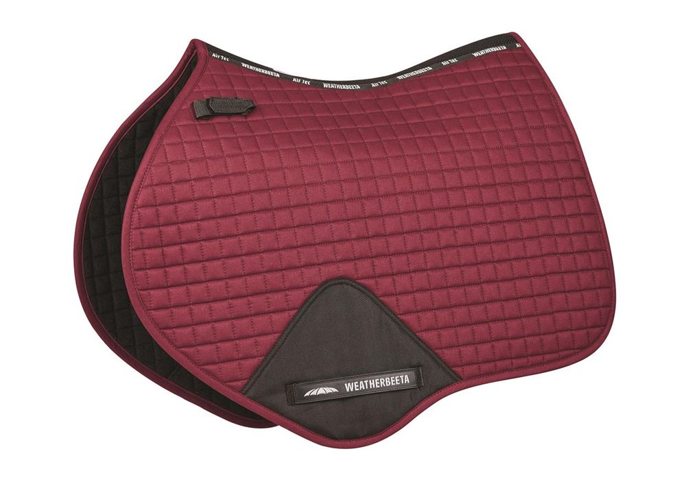 Weatherbeeta Prime Jump Saddle Pad (Maroon)