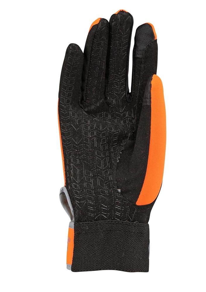 Shires Equi-Flector Riding Gloves (Orange)