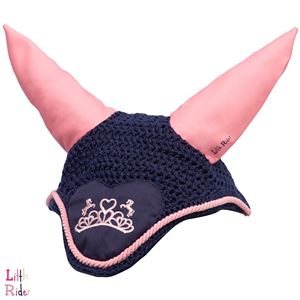 The Princess and the Pony Fly Veil by Little Rider (Navy/Peach)