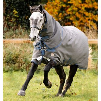Horseware Rhino Plus HexStop Vari-Layer - 250g - 6'0" (Grey/Indigo & Navy) *Clearance*