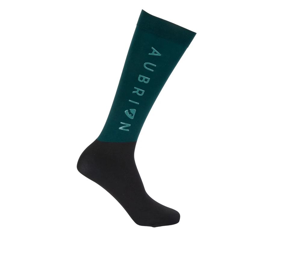 Shires Aubrion Eltar Ladies Riding Socks (Green)