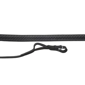 Rhinegold German Leather Rubber Covered Flexi Reins
