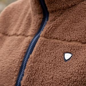 Hy Equestrian Elevate Style Teddy Fleece Jacket (Brown)
