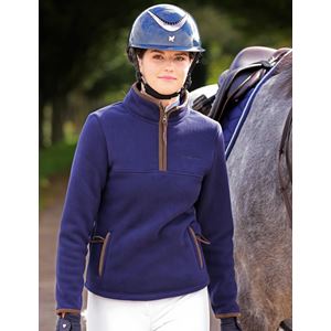 Shires Aubrion Ladies Core Half Zip Fleece (Navy)