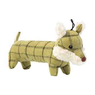 House of Paws Tweed Plush Long Body Toy (Fox)