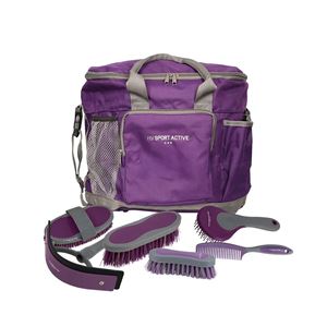 Hy Sport Active Complete Grooming Bag (Royal Violet)