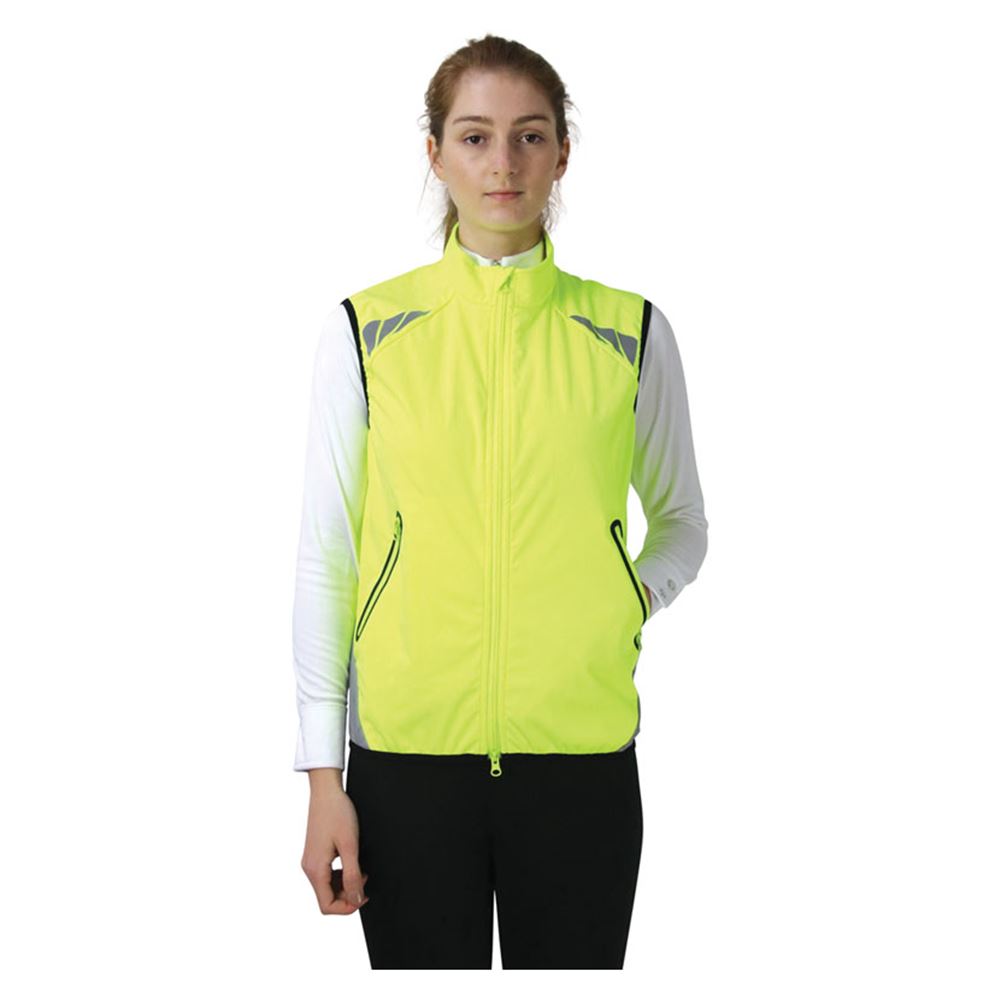 Reflector Gilet by Hy Equestrian Adult - Pass Wide and Slow