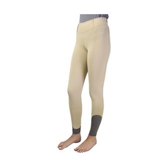 Hy Sport Active Young Rider Riding Tights (Beige/Pencil Point Grey)