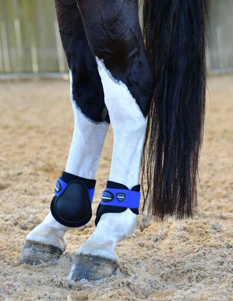 Weatherbeeta Tough-Tec Prime Fetlock Boots (Black/Cobalt)