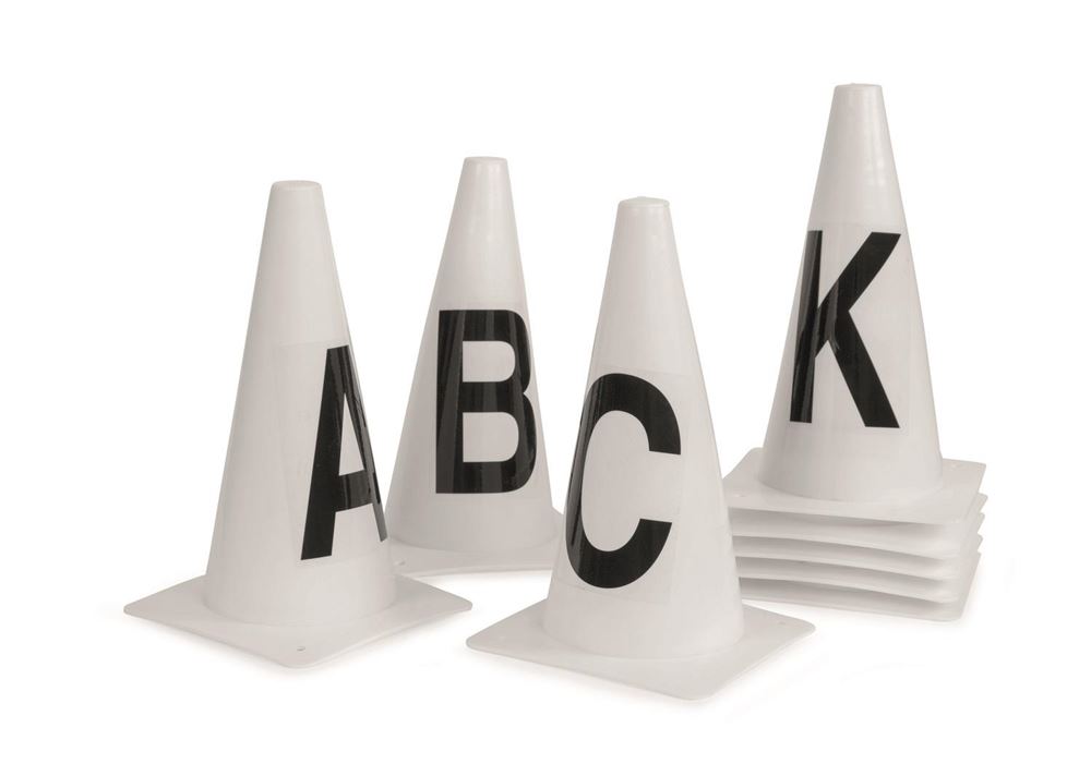 Set of 8 Dressage Marker Cones (A B C E F H K M)