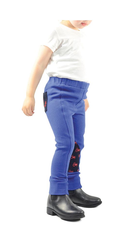HyPERFORMANCE Tractors Rock Tots Jodhpurs (Navy/Royal Blue/Red)