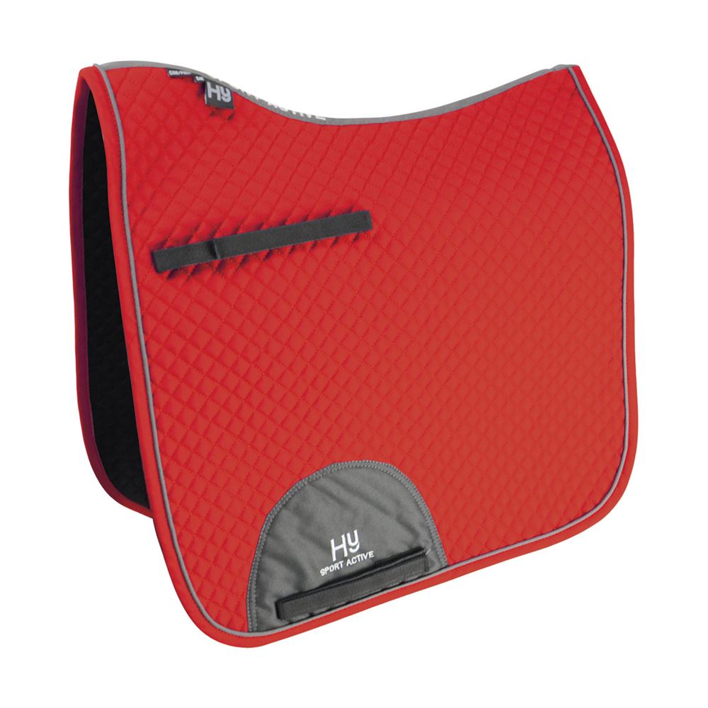 HyWITHER Sport Active Dressage Saddle Pad (Rosette Red)