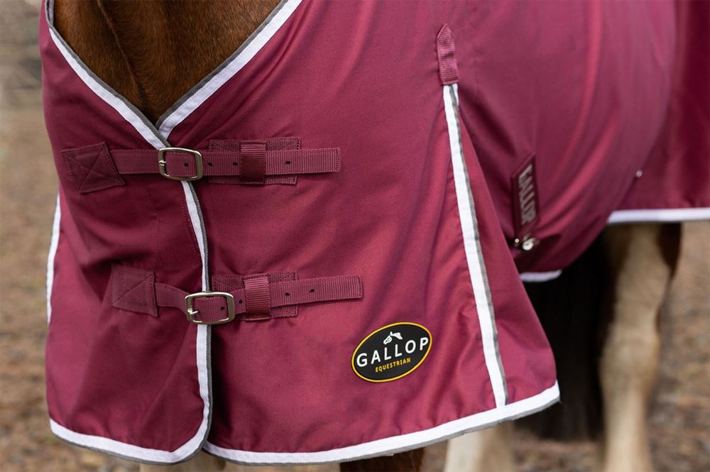 Gallop Summer Sheet (Burgundy)