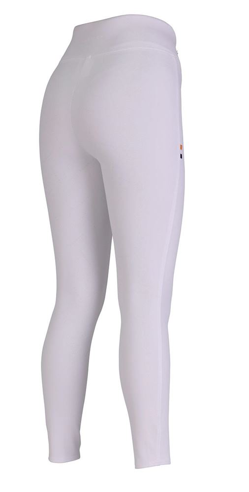Shires Aubrion Optima Ladies Sport Riding Tights (White)