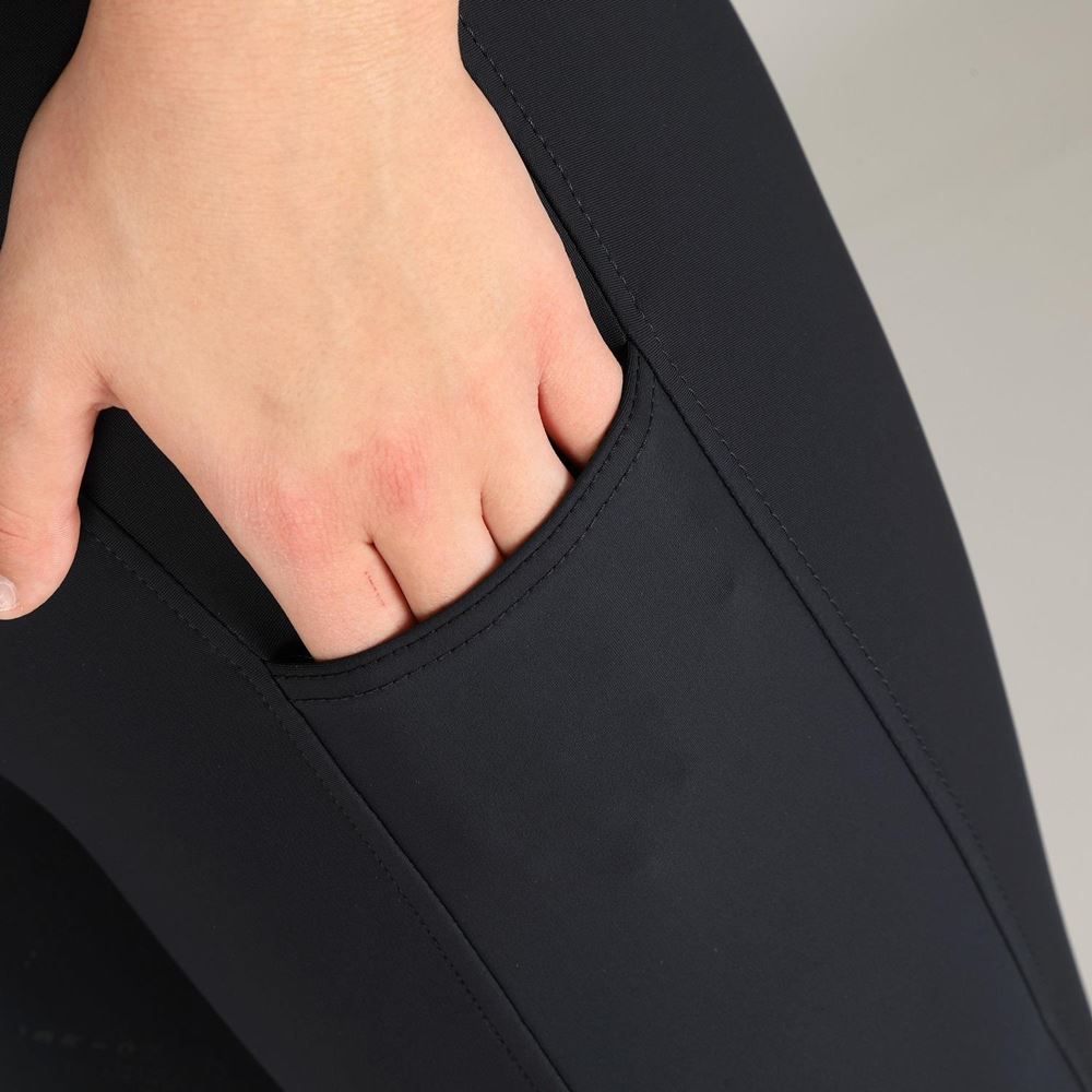 Shires Aubrion Optima Ladies Sport Riding Tights (Black)