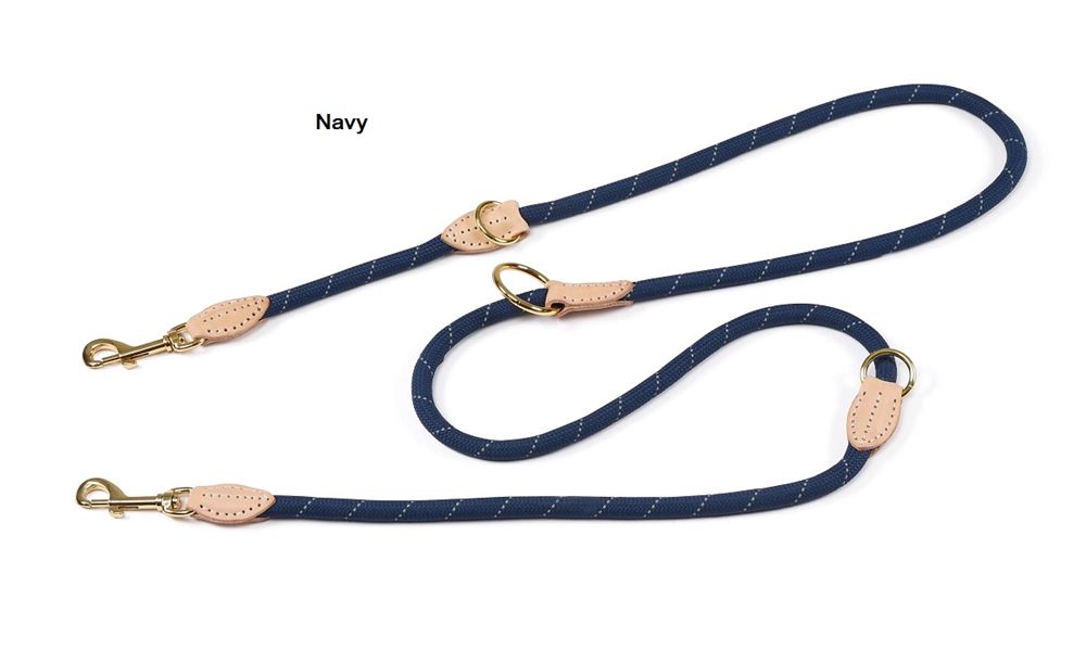 Shires Digby & Fox Reflective Training Dog Lead (Navy)