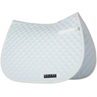 Gallop Light Classic Saddlecloth (White)
