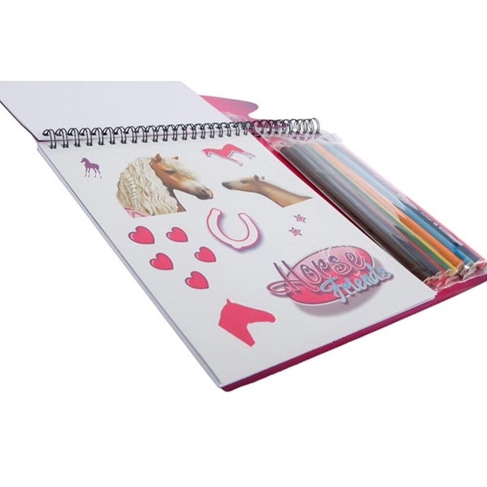 Horse Friends Colouring Book