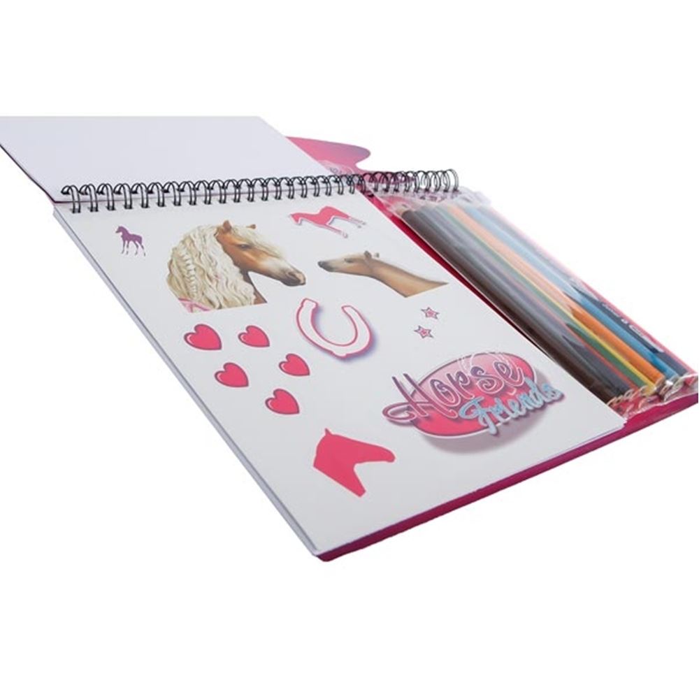 Horse Friends Colouring Book