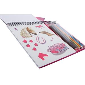 Horse Friends Colouring Book