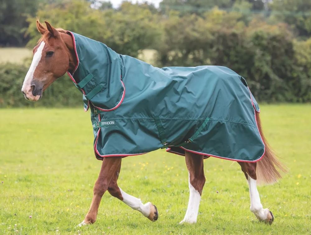 Shires Typhoon Lite Combo Turnout Rug (Green)