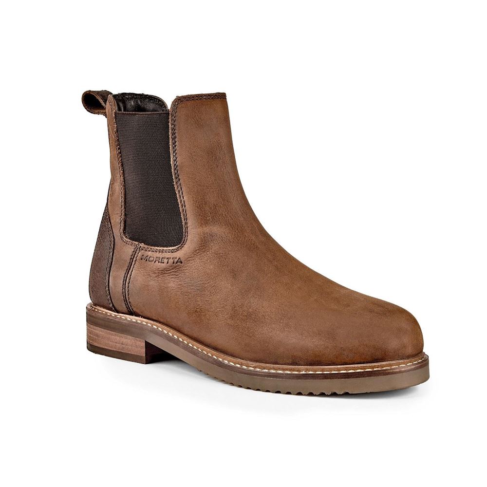 Shires Moretta Modena Chelsea Boots (Tan)