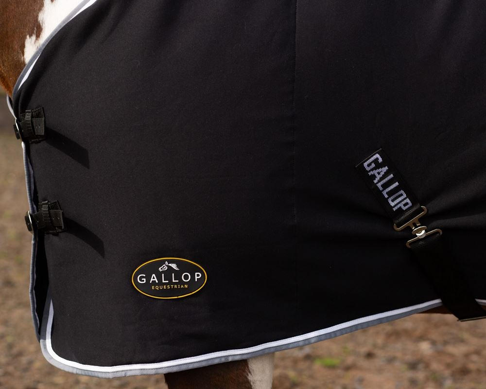 Gallop Jersey Cooler Rug (Black)