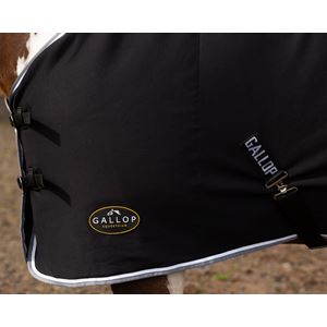 Gallop Jersey Cooler Rug (Black)