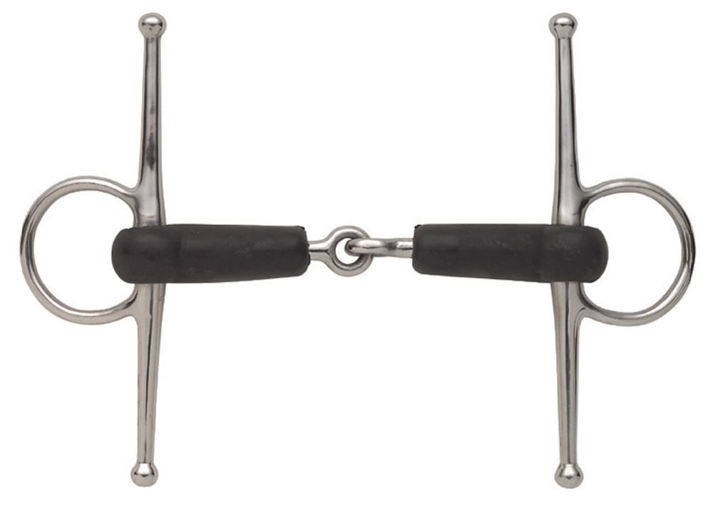 Shires Soft Rubber Covered Full Cheek Snaffle