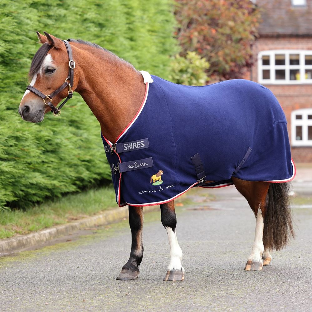 Shires Winnie & Me Fleece Rug (Navy)