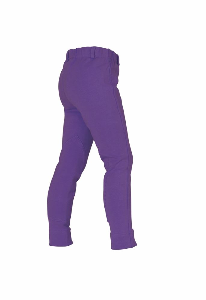 Shires Children's Wessex Pull On Jodhpurs (Purple)