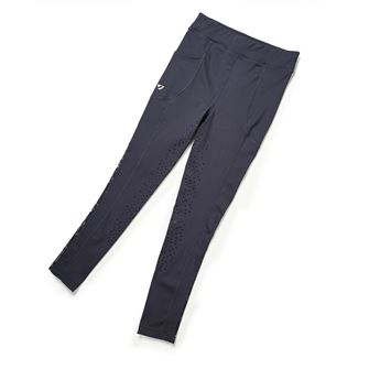 Shires Aubrion Rhythm Riding Tights - Young Rider (Navy)