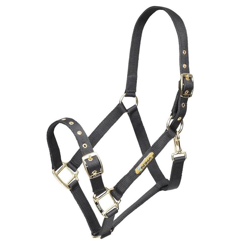 Shires ARMA Adjustable Headcollar (Black)