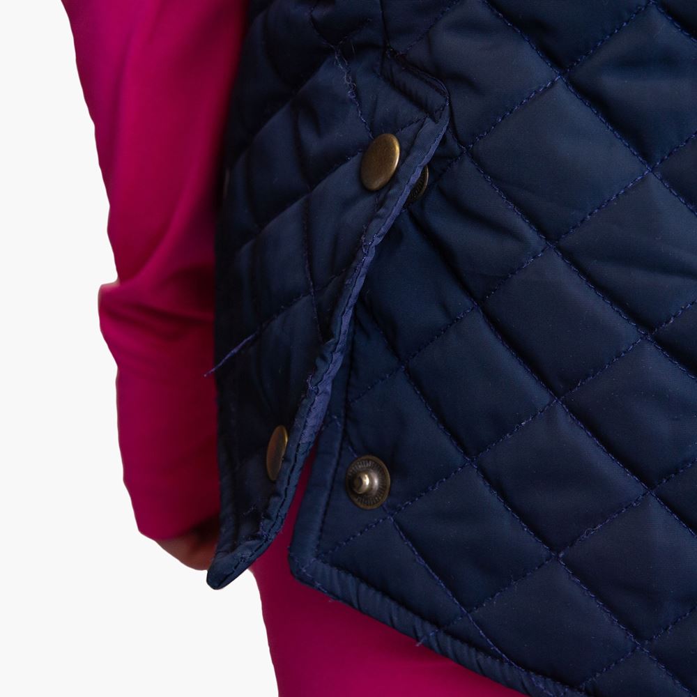 Gallop Women's Navy Gilet