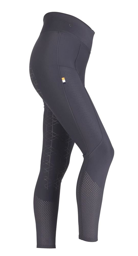 Shires Aubrion Optima Ladies Air Riding Tights (Black)