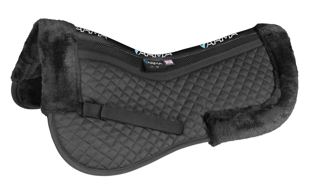 Shires ARMA Fully Lined Half Pad (Black)