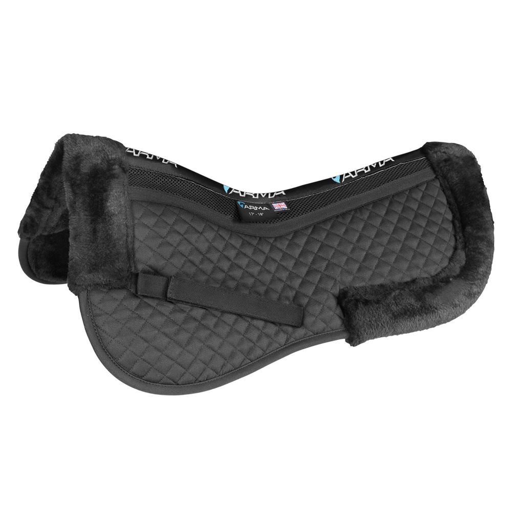 Shires ARMA Fully Lined Half Pad (Black)