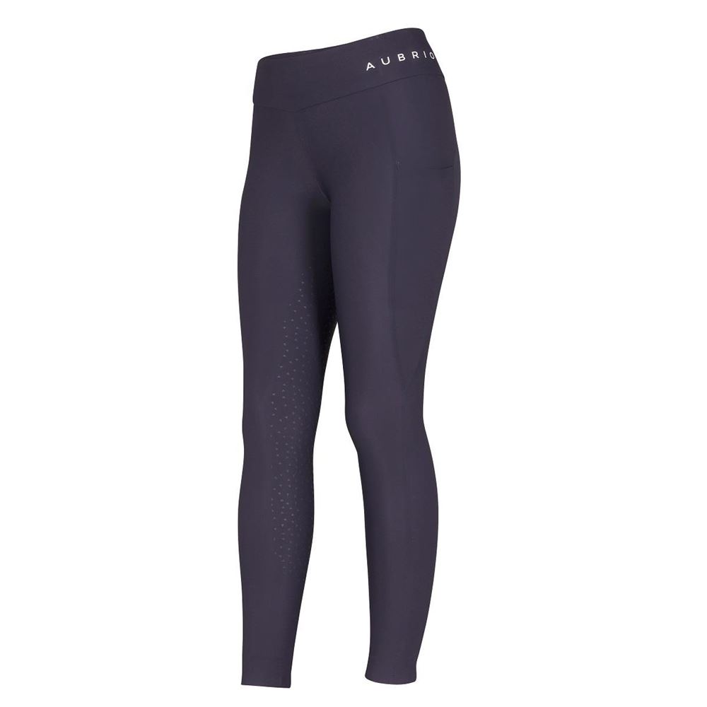 Shires Aubrion Laminated Riding Tights (Navy)