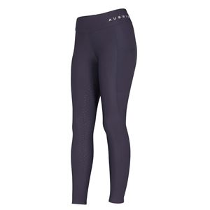 Shires Aubrion Laminated Riding Tights (Navy)