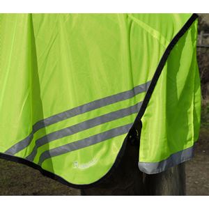 Rhinegold 3/4 Length Cutaway Design Yellow Mesh Ride-On Rug