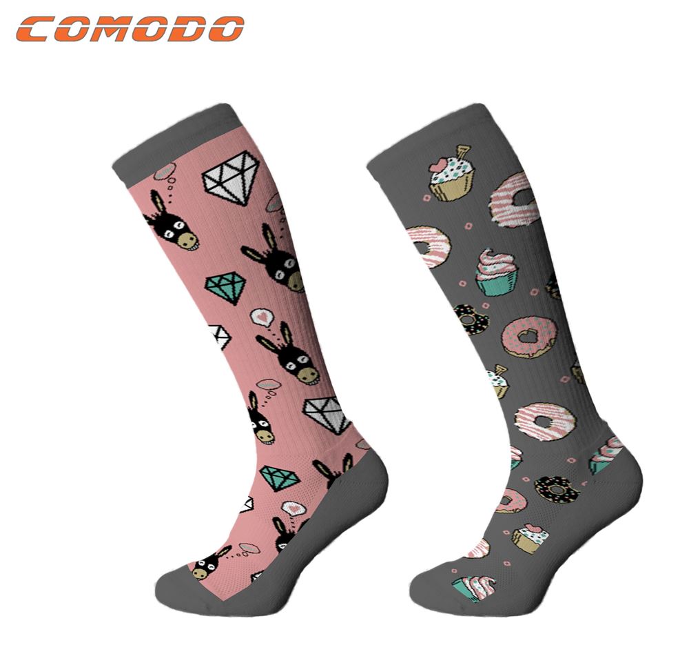 Comodo Technical Donkey Doughnuts Novelty Socks Adults