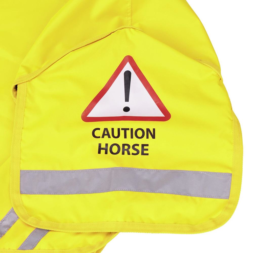 Shires Equi-Flector Waterproof Quarter Sheet (Yellow)