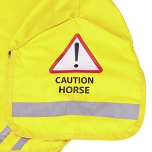 Shires Equi-Flector Waterproof Quarter Sheet (Yellow)