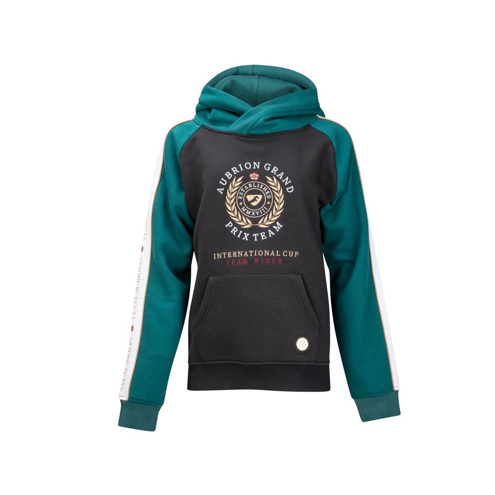 Shires Aubrion Team Young Rider Hoodie (Black)