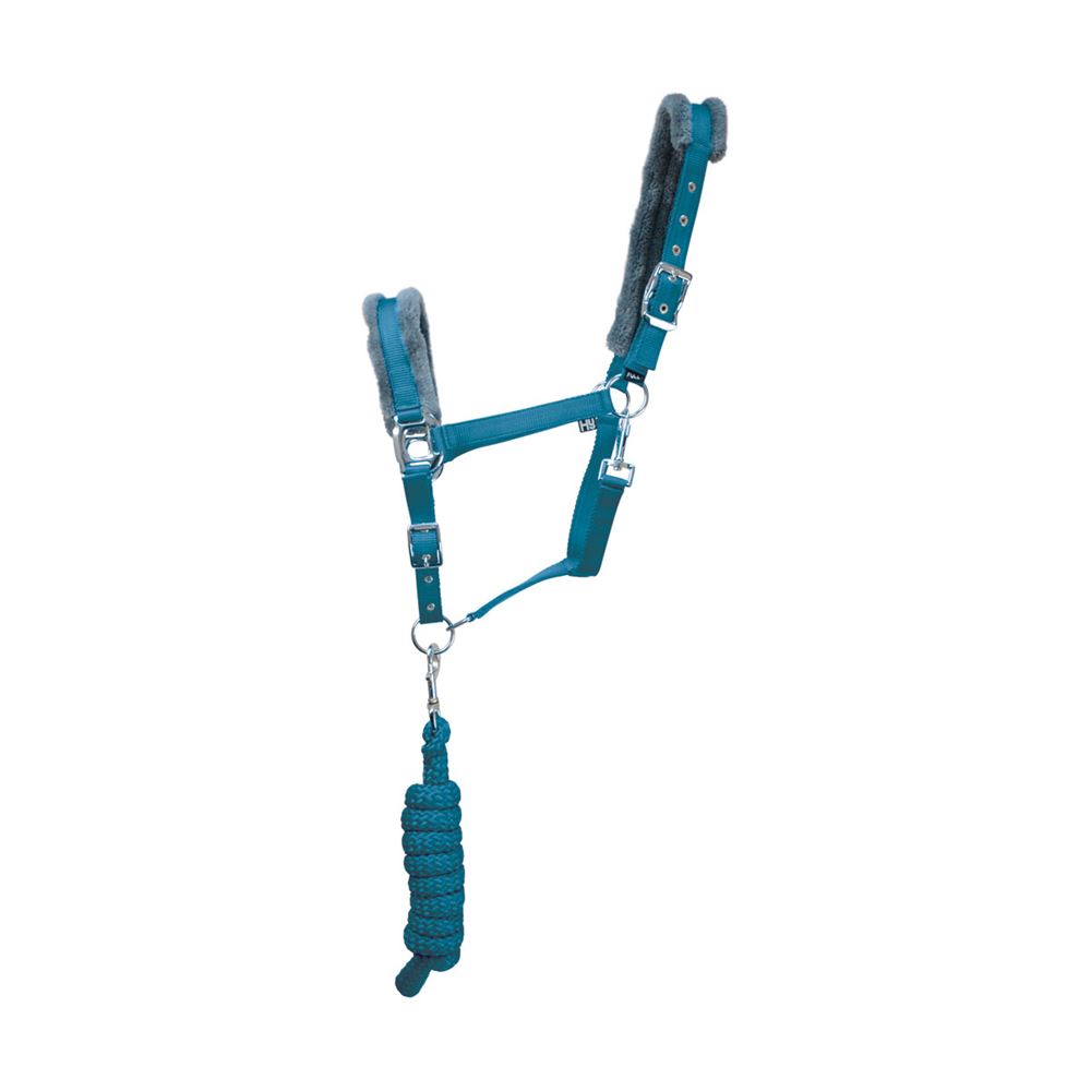 Hy Sport Active Head Collar & Lead Rope (Aegean Green)