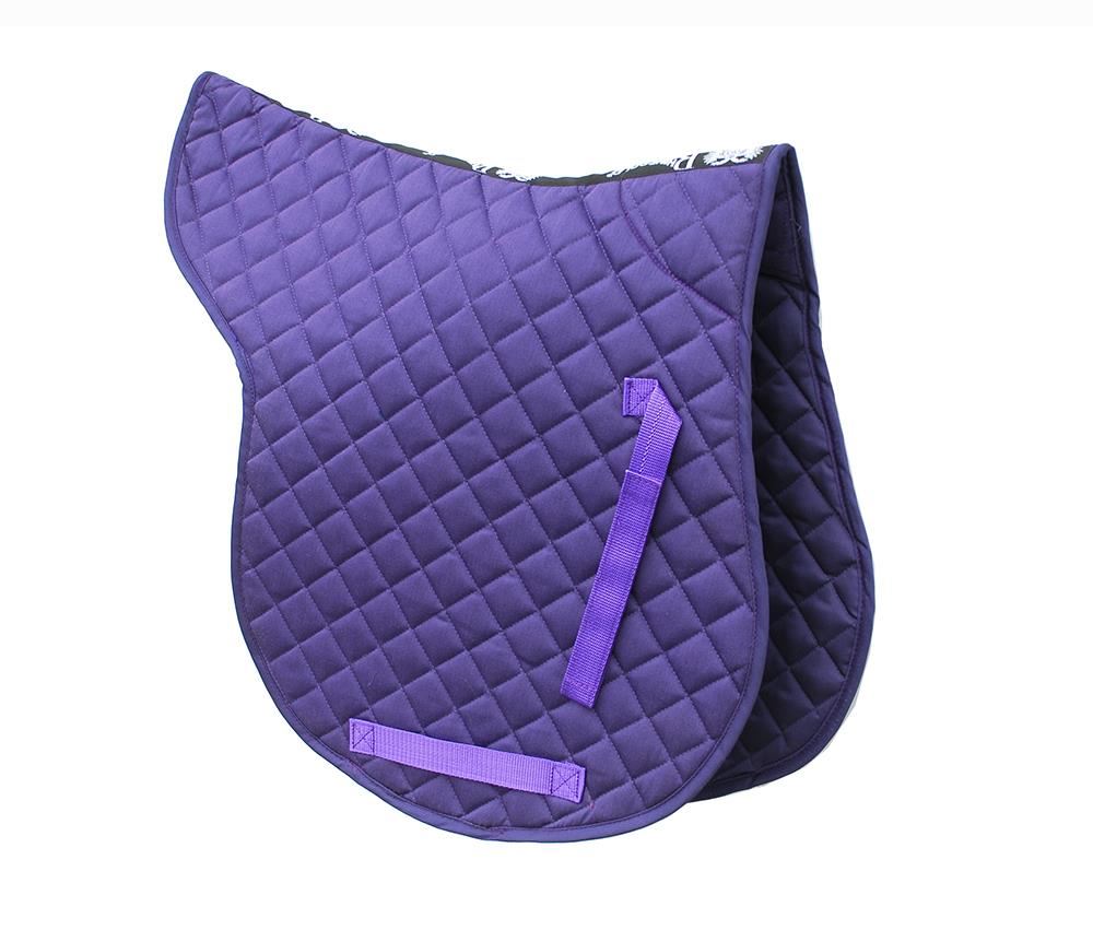 Rhinegold Cotton Quilted GP Numnah (Purple)