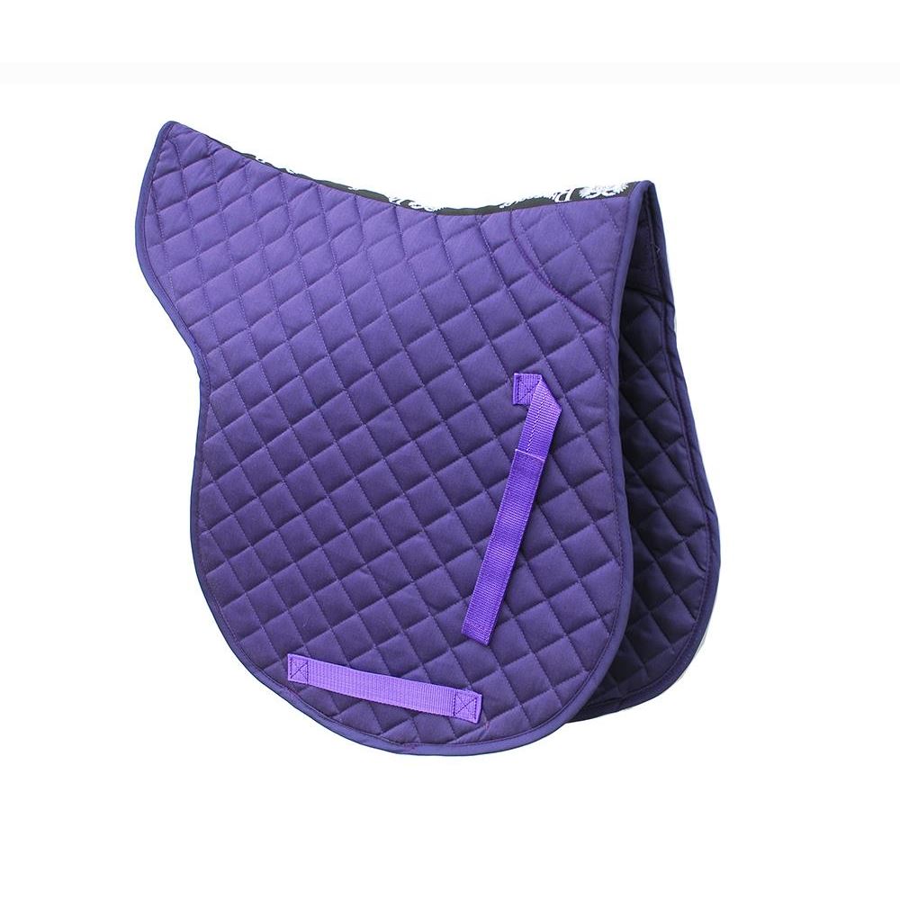Rhinegold Cotton Quilted GP Numnah (Purple)